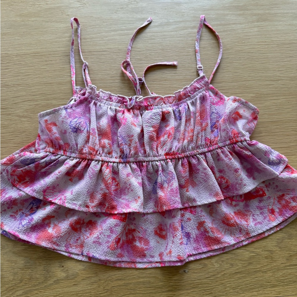 Pink Flowy top - Picture 2 of 4